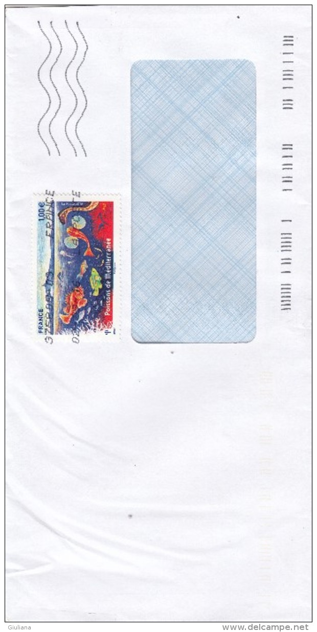 Francia 2016 - Busta X L´Italia Affrancata Con 1 Stamp - Covers & Documents