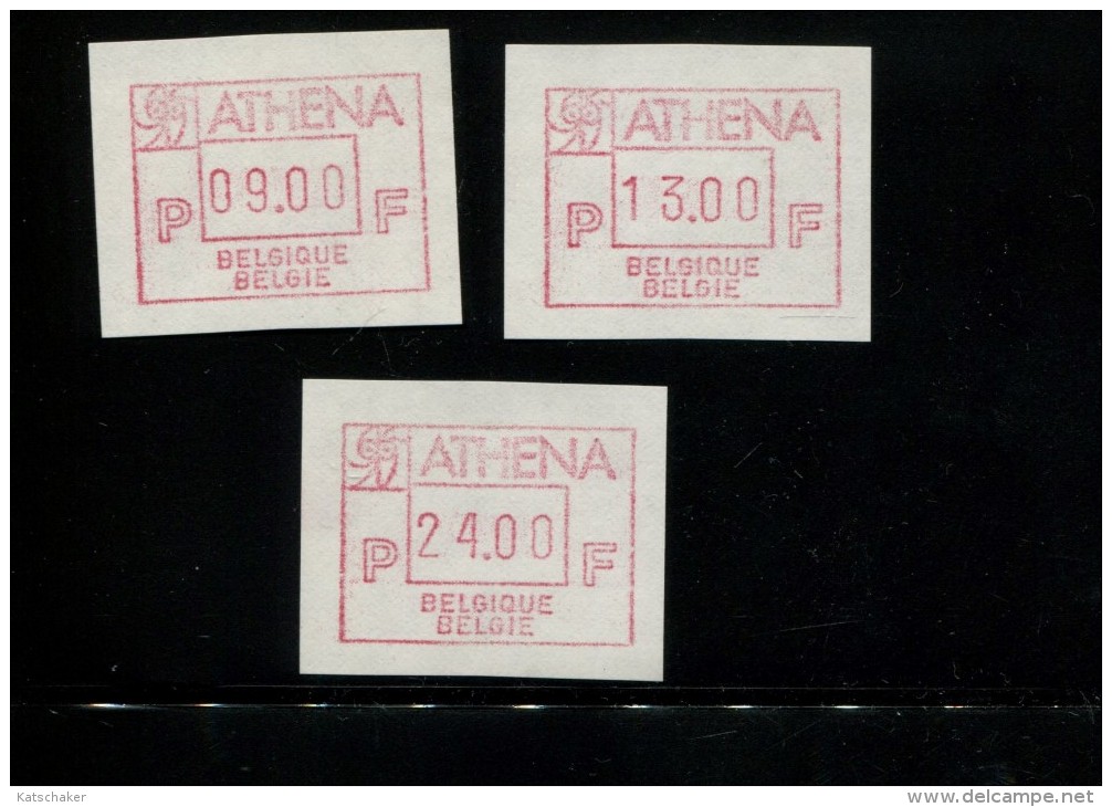 BELGIE 1988 POSTFRIS MINTNEVER HINGED POSTFRISCH NEUF OCB  ATM69 ATHENA SET 9 13 24 - 1980-1999