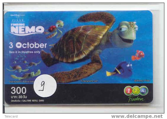 Télécarte Disney Thailand. Phonecard Disney Thailand + Turtle - (9) - Disney