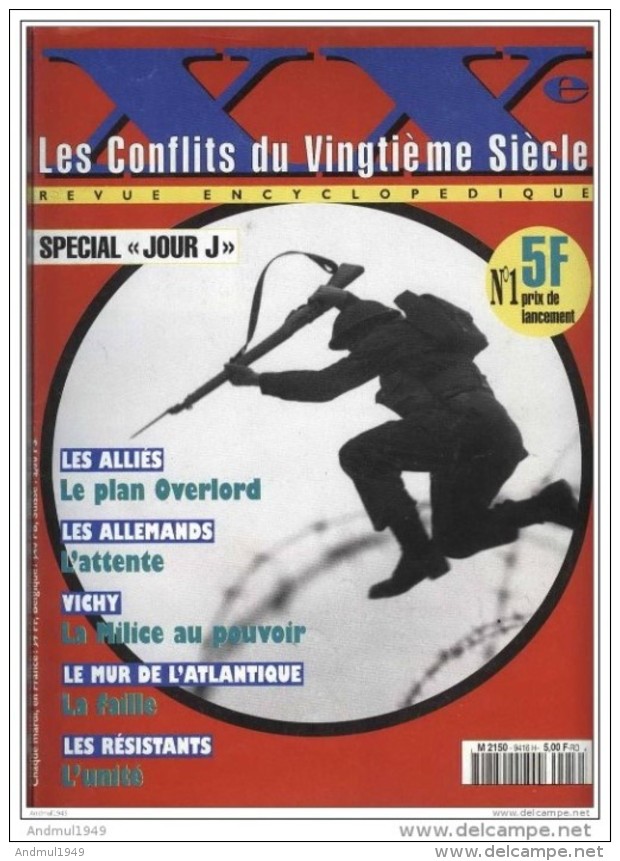 LES CONFLITS Du VINGTIEME SIECLE - Spécial "JOUR J" - N° De 1 à 9 (complet) - Guerre 1939-45