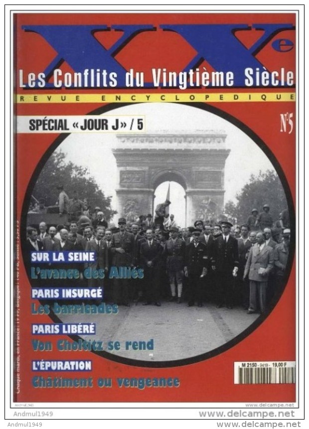 LES CONFLITS Du VINGTIEME SIECLE - Spécial "JOUR J" - N° De 1 à 9 (complet) - Guerre 1939-45