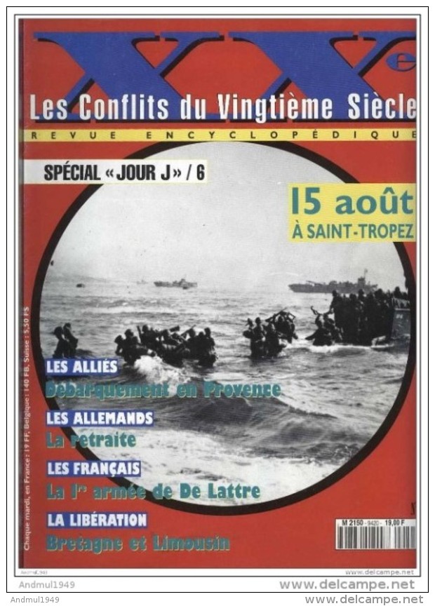 LES CONFLITS du VINGTIEME SIECLE - Spécial "JOUR J" - N° de 1 à 9 (complet)