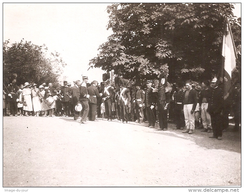 Savoie  Les Pompiers De Combloux Commune De Cordon 1924 - Lieux