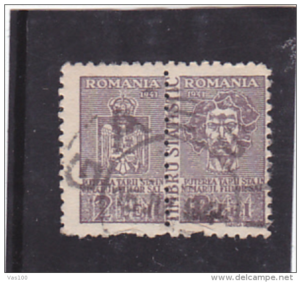 # 175  FISCAUX, RECENUE STAMPS, 2 LEI,  1941,  ROMANIA - Fiscale Zegels