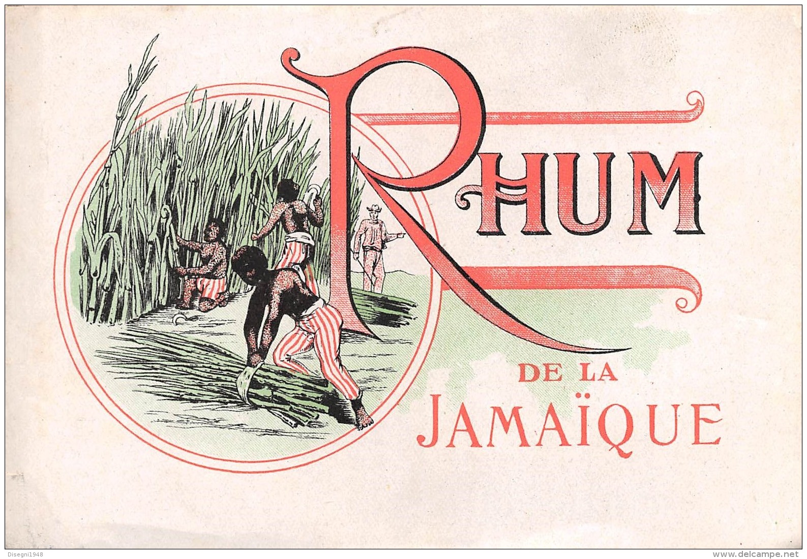 06283 "RHUM DE LA JAMAIQUE" ETICH. ORIG. - ORIG. LABEL - Rhum