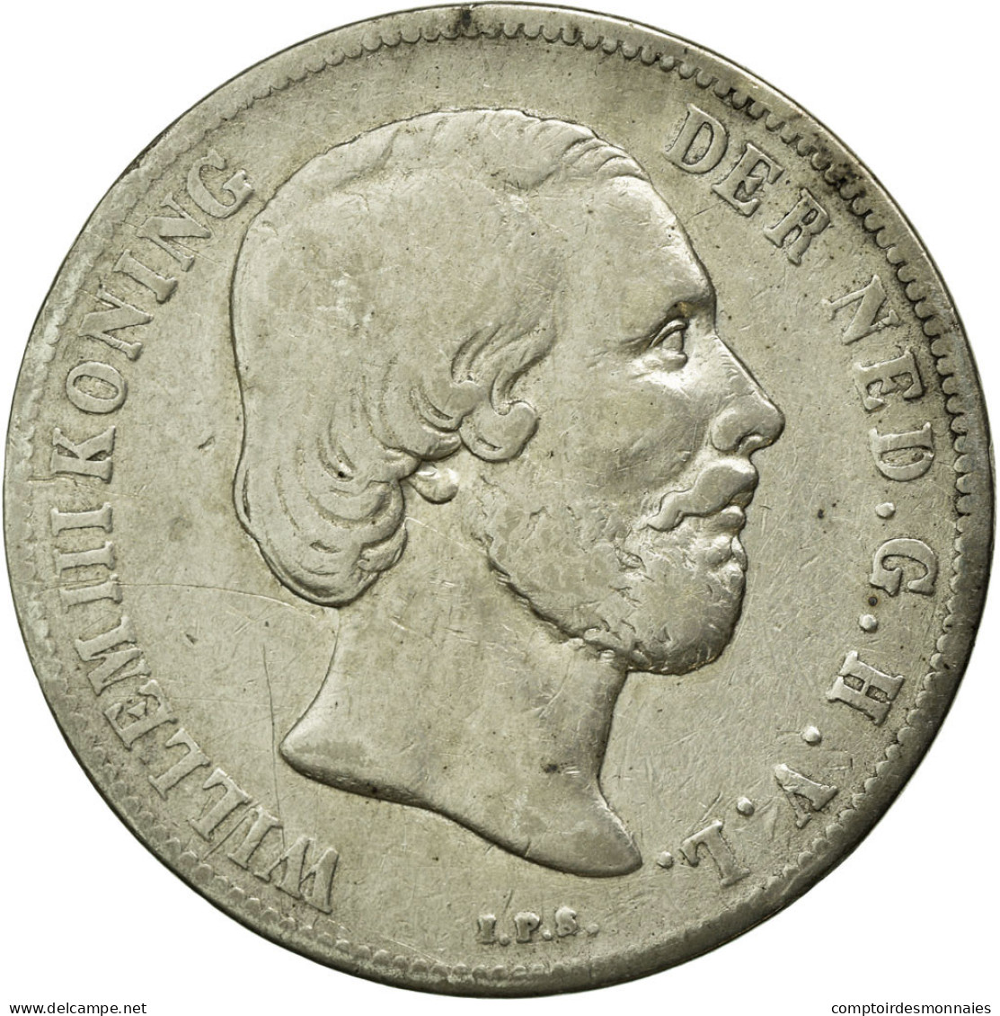 Monnaie, Pays-Bas, William III, Gulden, 1865, TTB, Argent, KM:93 - 1849-1890 : Willem III