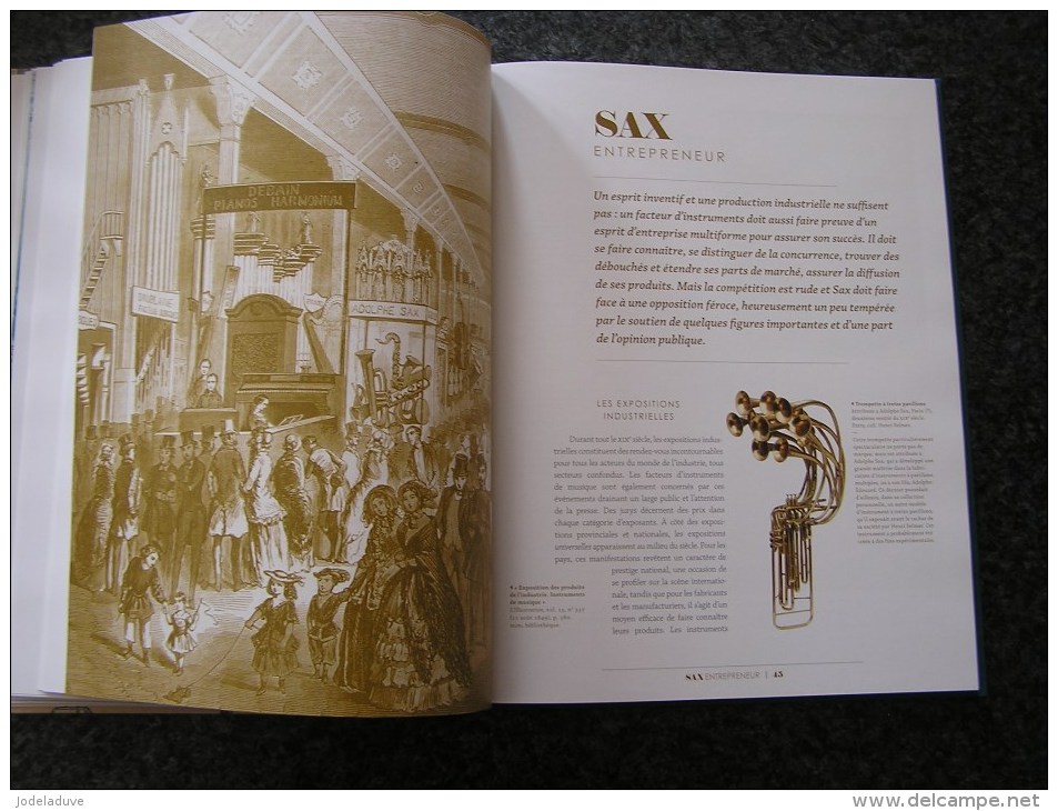 ADOLPHE SAX  Catalogue Sax 200 Saxophone Dinant Instrument de Musique Saxo Musicien
