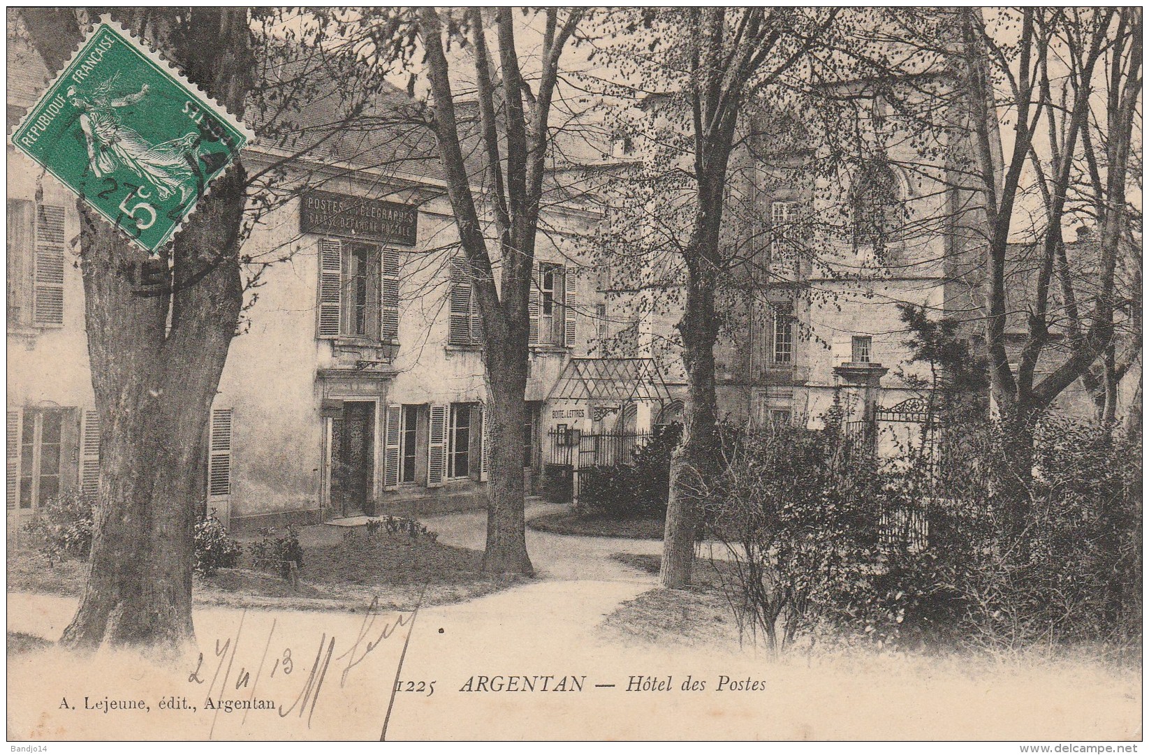 Argentan -hotel Des Postes - Scan Recto-verso - Argentan