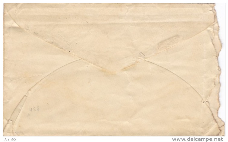 Sc#U58, 1864-65 Issue 3-cent Pink Envelope Postal Stationery Omaha City NE Closed PO, Open 1854-1871 - ...-1900