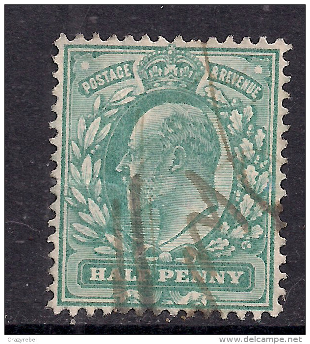 GB 1902 - 11 KEV11 1/2d Blue Green SG 215 ( K298 ) - Usati