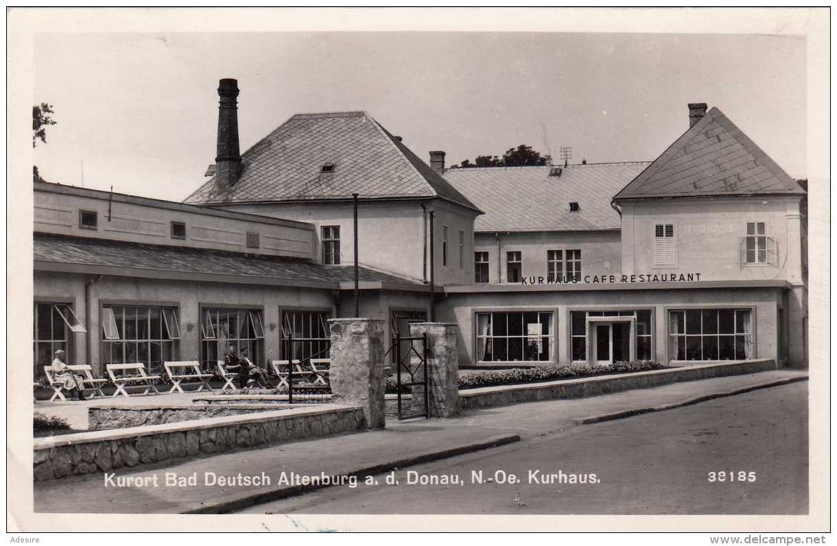 Kurhaus BAD DEUTSCH ALTENBURG A.d.Donau (NÖ), Kurhaus Restaurant, Gel.1954 - Bad Deutsch-Altenburg