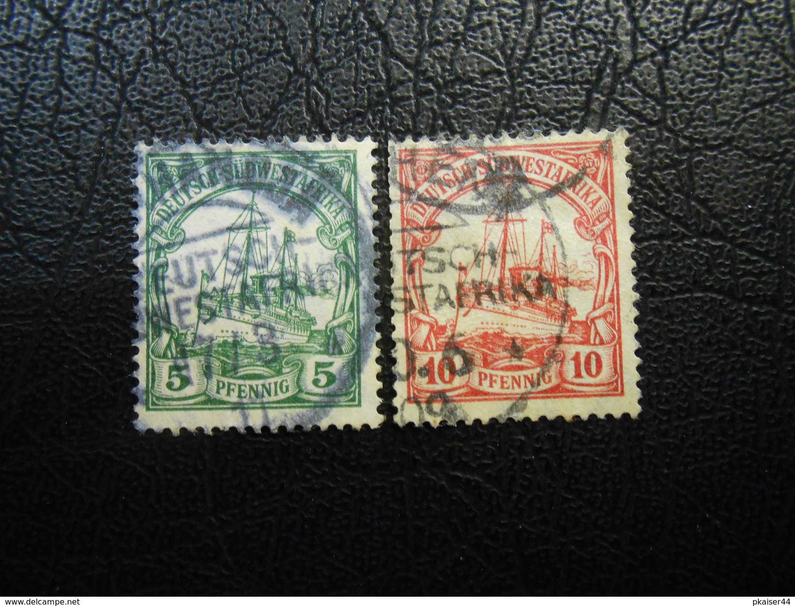 D.R.25+26a  5/10Pf   Deutsche Kolonien (Deutsch-Südwestafrika) 1906 - German South West Africa