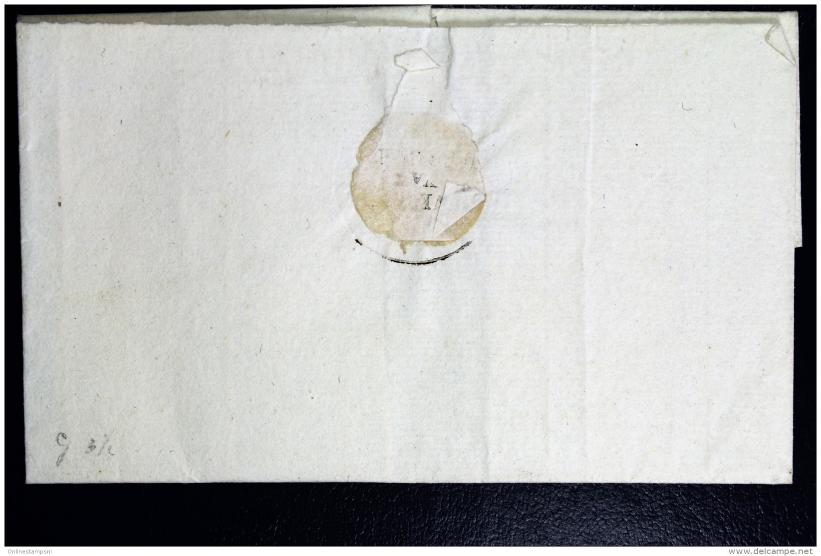 Cover Gouverneur Van Utrecht (rond 26 Mm) RRR Naar Arnhem, 1804 Utrecht  40 * 5 Mm - ...-1852 Precursores