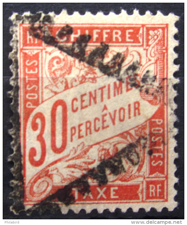 FRANCE              TAXE 34              OBLITERE - 1859-1959 Afgestempeld