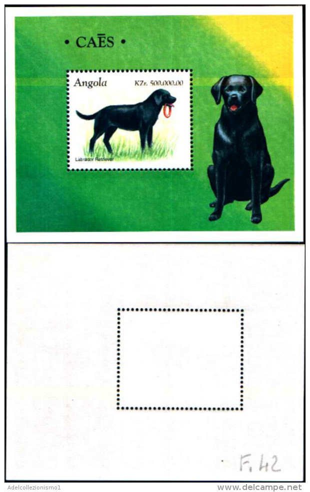 83613) Angola-1998-fauna-cani-BF-n.42 - Nuovo-cat-8 Euro - Angola