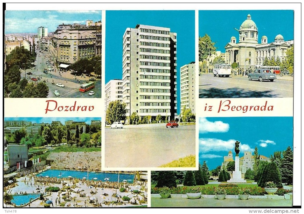SERBIE---Pozdrav Iz BEOGRADA---multi-vues---voir 2 Scans - Serbie