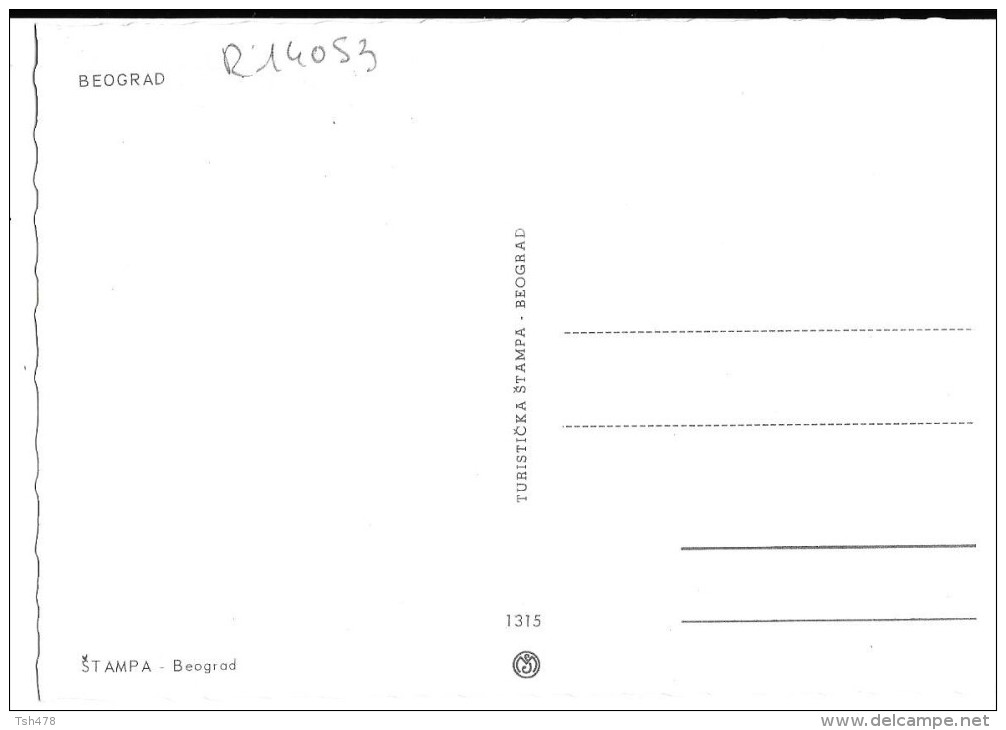 SERBIE---Pozdrav Iz BEOGRADA---multi-vues---voir 2 Scans - Serbie