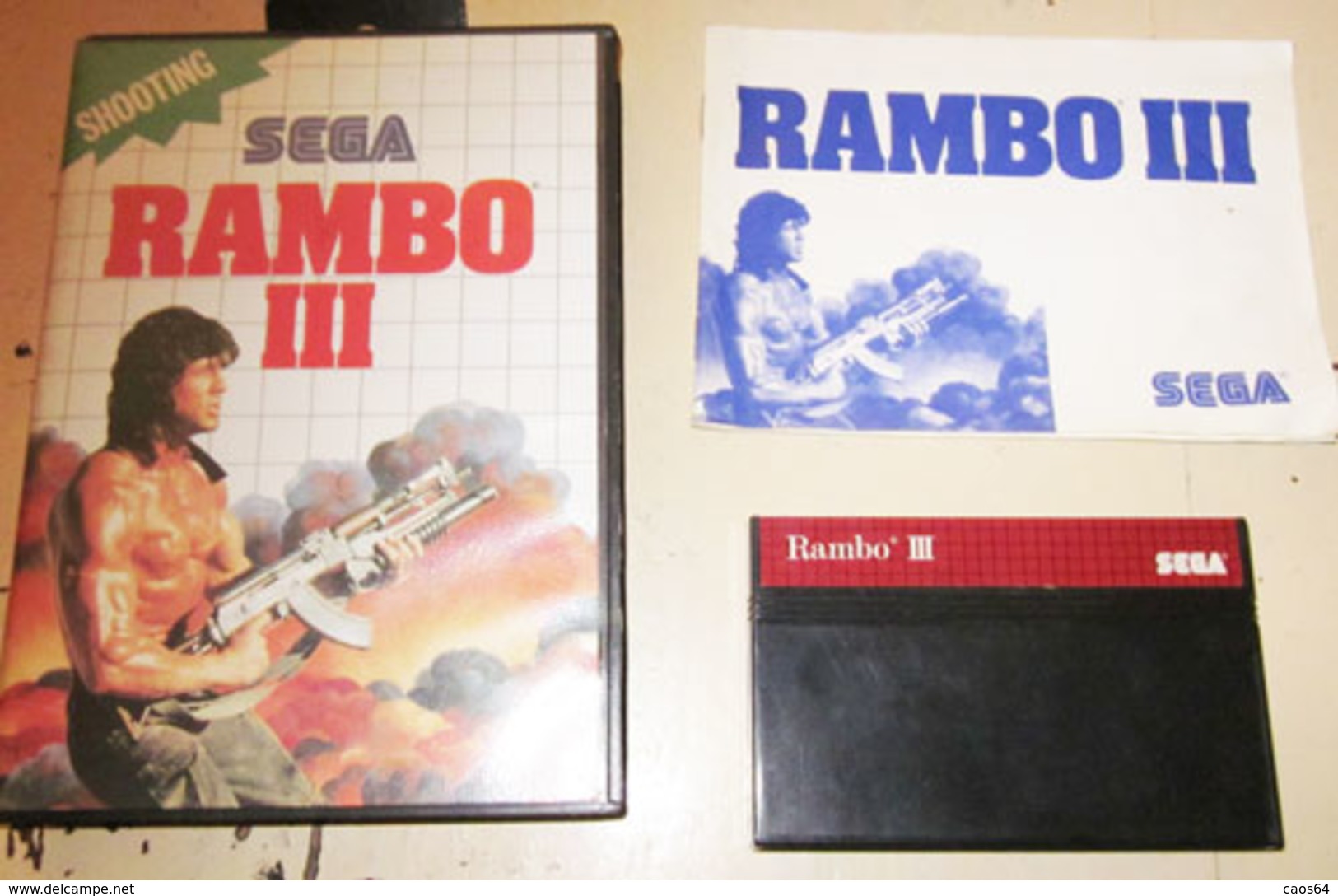 SEGA RAMBO III - Other & Unclassified