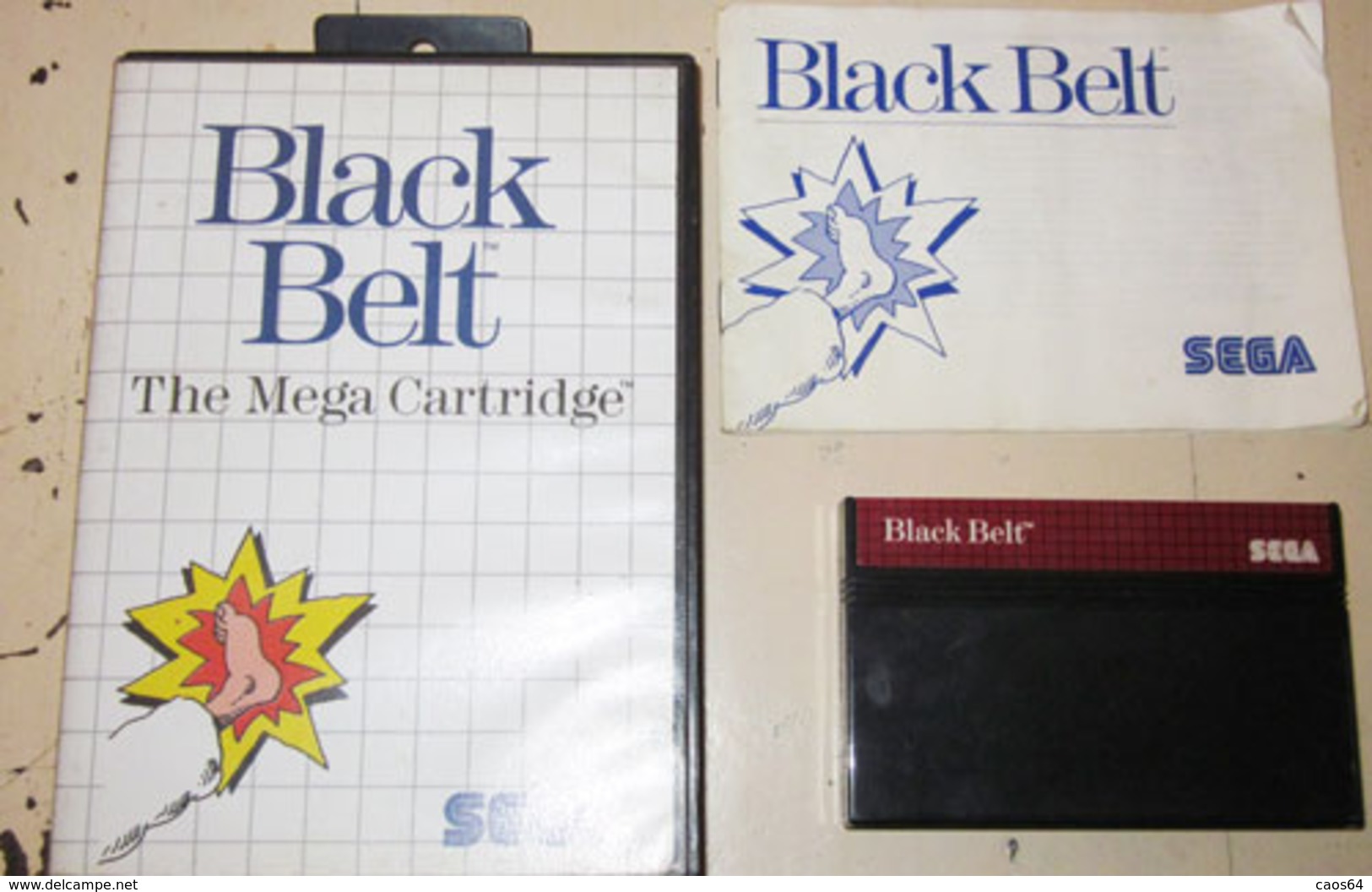 BLACK BELT THE MEGA CARTRIDGE SEGA - Other & Unclassified