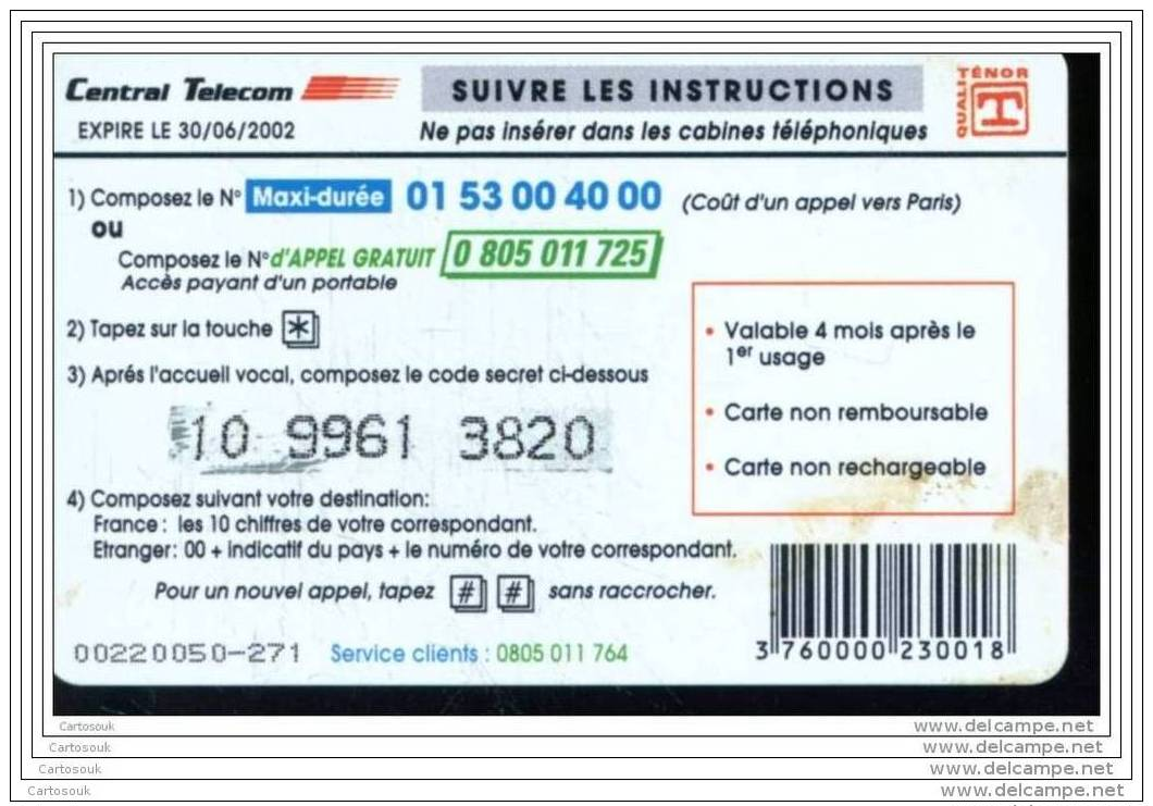 PE1558    CARTE PREPAYEE FRANCE - Autres & Non Classés