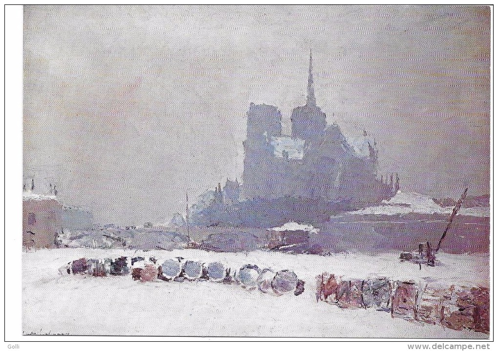 A. Lebourg - L'abside De Notre-Dame De Paris - Peintures & Tableaux