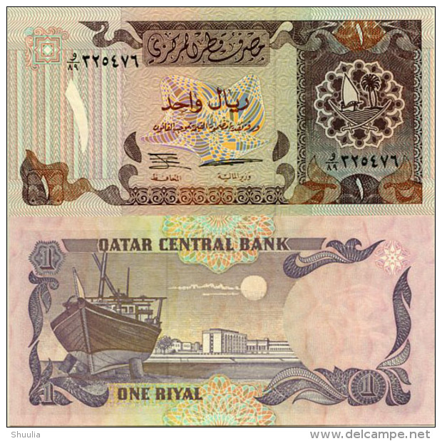 Qatar 1 Riyal 1996 Pick 14b UNC - Qatar