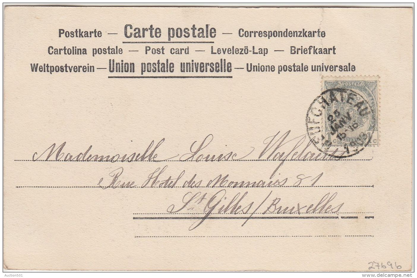 27696g  RUE D'ARLON - Neufchâteau - 1903 - Neufchâteau