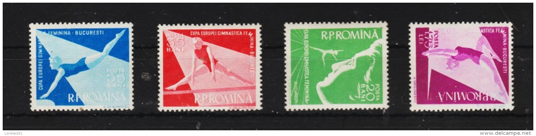 1957 - Coupe D Europe De Gimnastique Y&T 1511/1514 Mi No 1639/1642 MNH - Ungebraucht