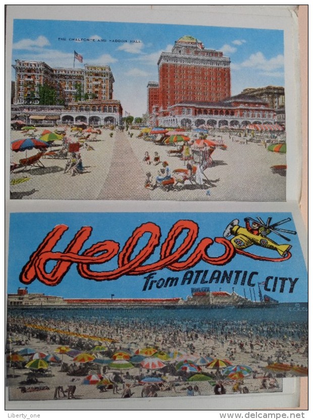 ATLANTIC CITY Carnet Original 20 Views ( Kropp / Pictorial Letter Card ) 19?? ( Zie Foto Voor Details ) !! - Atlantic City