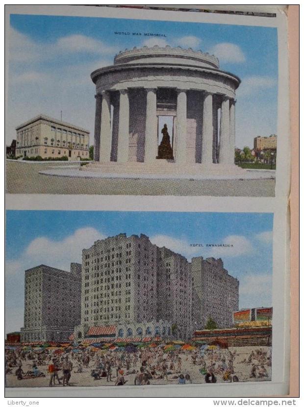 ATLANTIC CITY Carnet Original 20 Views ( Kropp / Pictorial Letter Card ) 19?? ( Zie Foto Voor Details ) !! - Atlantic City