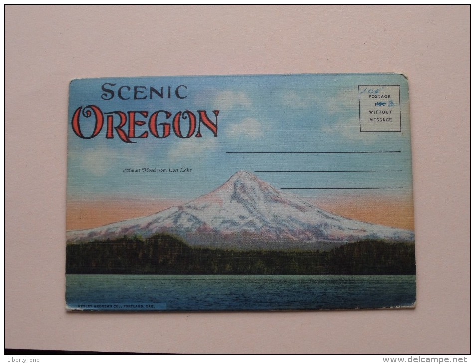 SCENIC OREGON Carnet Original 20 Views ( Wesley Andrews / Pictorial Letter Card ) 19?? ( Zie Foto Voor Details ) !! - Autres & Non Classés