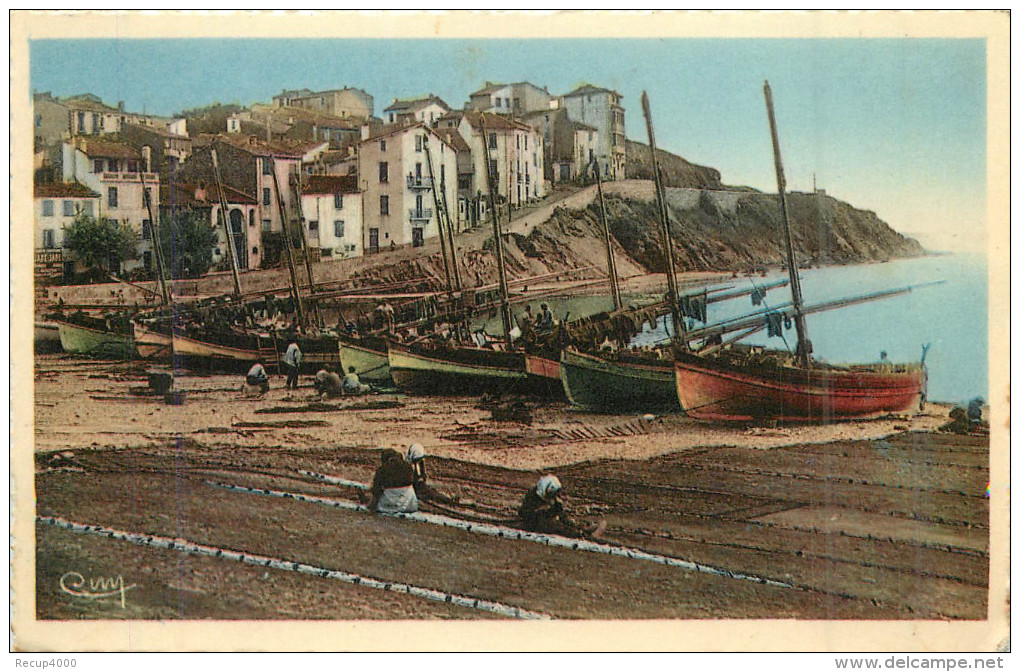 66 BANUYLS SUR MER  Les Remailleuses  Cpsm 2 Scans - Banyuls Sur Mer