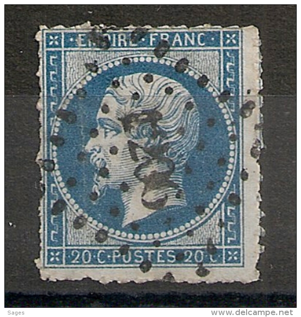 PC 1206 ESTAIRES Nord. USURE DU PEIGNE. Variété De Piquage. - 1862 Napoléon III