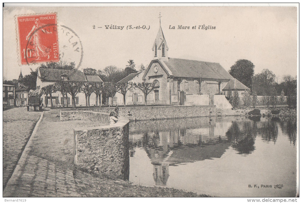 78  Velizy La Mare Et L'eglise - Velizy