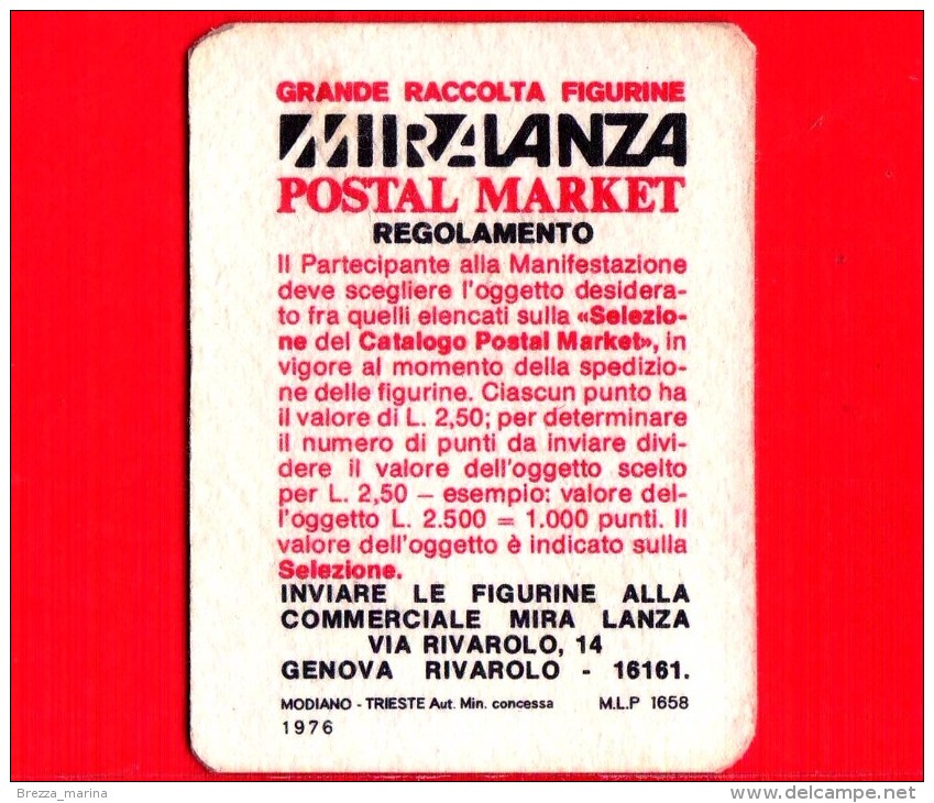 ITALIA - Usato - Anni 60 - 70 - Figurine - Mira Lanza - Calimero - La Torre Di Pisa  - Vale 10 Punti - Altri & Non Classificati