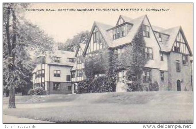 Connecticut Hartford Thompson Hall Hartford Seminary Foundation Artvue - Hartford