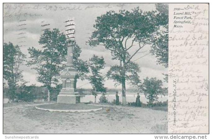 Massachusetts Springfield Laurel Hill Forest Park 1907 - Springfield