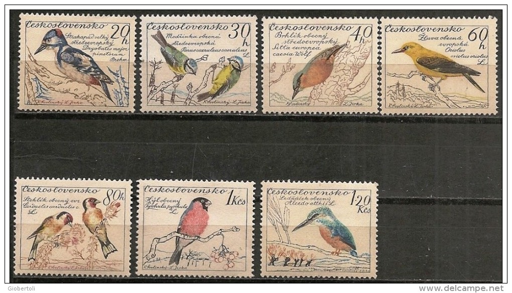 Cecoslovacchia/Czechoslovakia/Tchécoslovaquie: Uccelli Diversi, Différents Oiseaux, Different Birds - Other & Unclassified