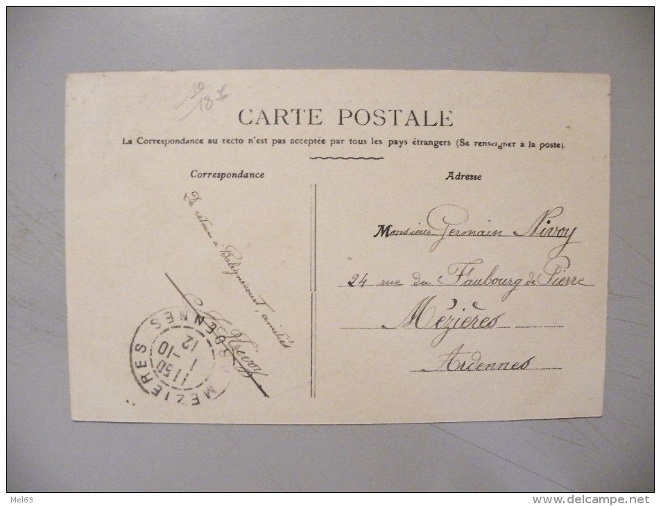 A394. CPA. 10. BALIGNICOURT. Rue De La Voie Creuse.   Beau Plan Animé. écrite & Voyagée 1912 - Autres & Non Classés