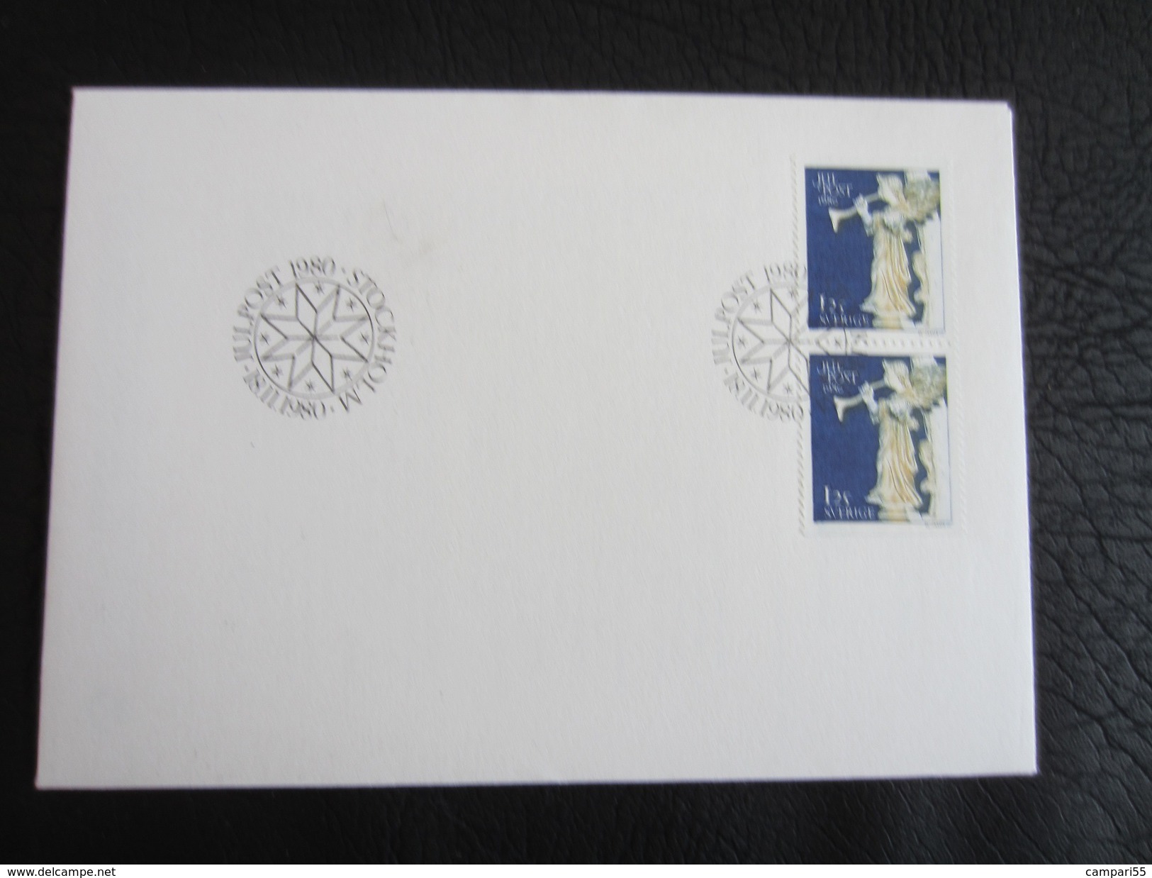 SWEDEN FDC 1980 CHRISTMAS POST (V10) - FDC