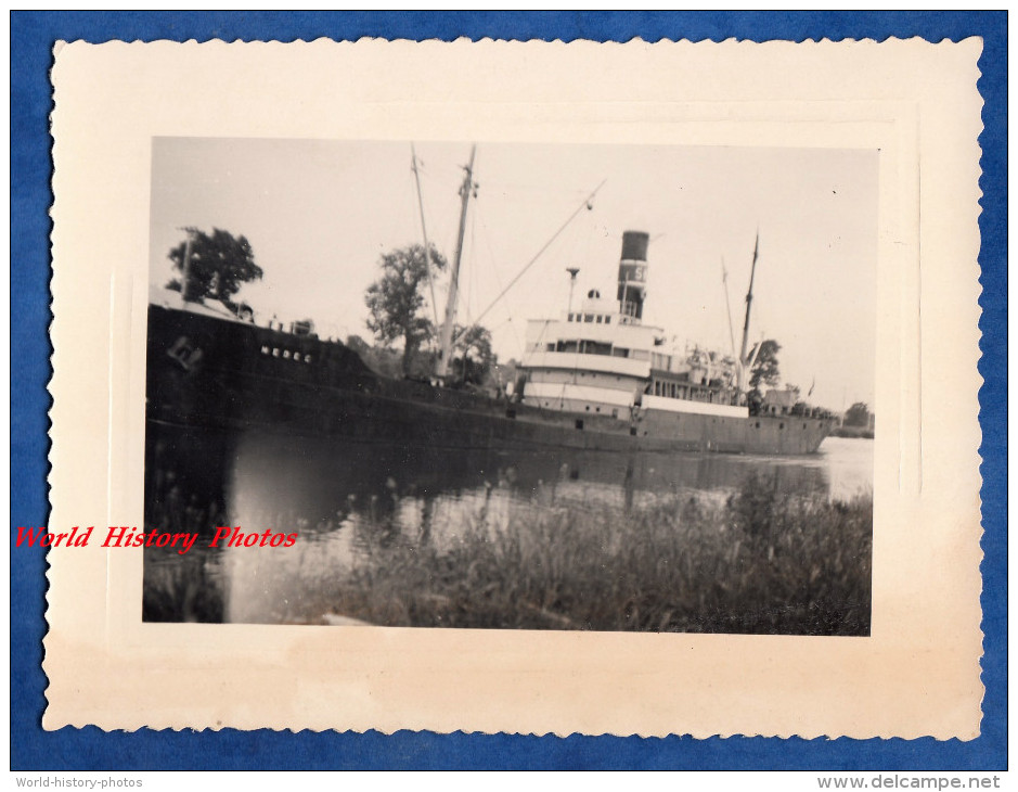 Photo Ancienne Snapshot - Lieu à Situer - Bateau Medec - Boats