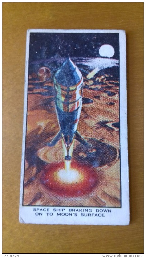 SPACE SCI-FI - 1955 UK - SPACE TRAVEL - BRITISH AUTOMATIC CARDS  # 11 - UFO SOCOUPE OVNI - Other & Unclassified