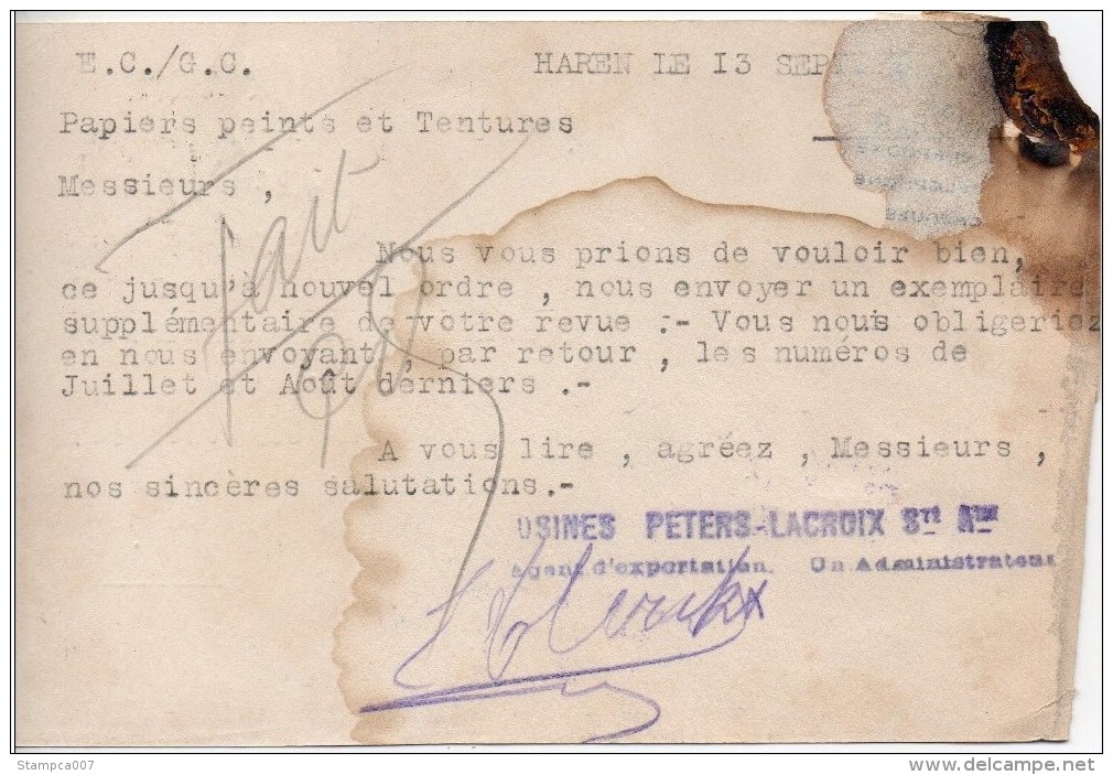 OCB Nr 139 Albert I Perfin Perfo " U.P.L. " Usines Peters - Lacroix Met Stempel Haren  - 2nd Choise !! - 1909-34