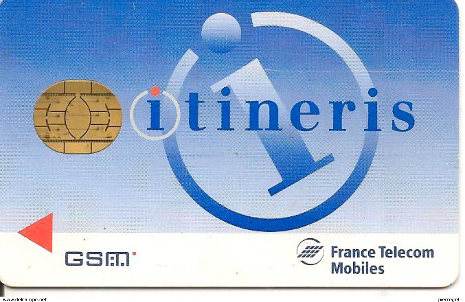 CARTE-PUCE-GSM-FRANCE TELECOM MOBILES-PUCE H-V° Blanc-BE- - Nachladekarten (Handy/SIM)