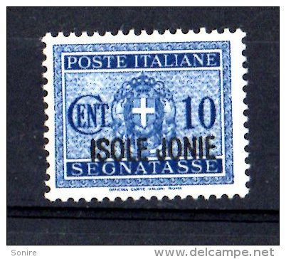 ISOLE JONIE 1941- SEGNATASSE - 10 CENT NUOVO MNH** 1°SCELTA - Ionische Eilanden