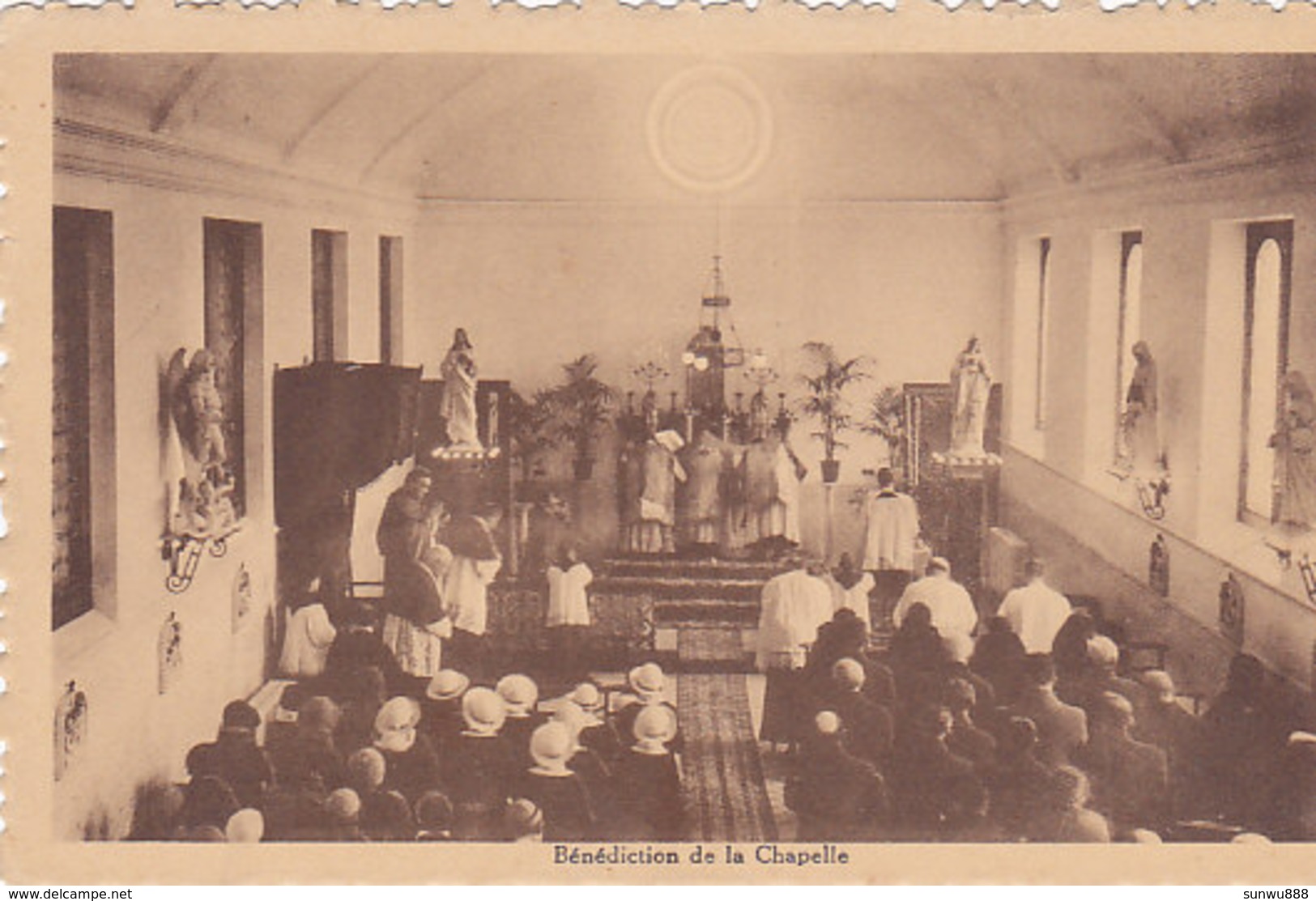 La Louvière - Pensionnat Des Filles De Marie - Bénédiction De La Chapelle (animée) - La Louvière