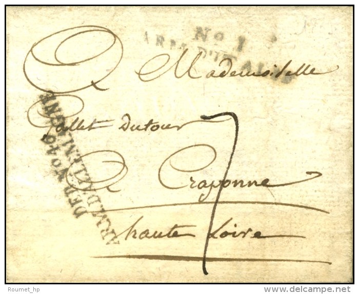 N° 1 / ARM D'ITALIE + DEB N° 40 / ARM. D'ALLEMAGNE Sur Lettre Avec Texte Daté De Venise Le 22 7... - Legerstempels (voor 1900)