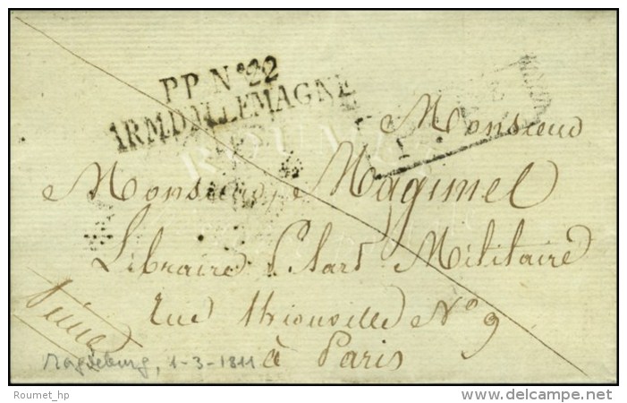 PP N° 22 / ARM. D'ALLEMAGNE Sur Lettre Avec Texte Daté Magdebourg Le 1er Mars 1811. - TB / SUP. - R. - Legerstempels (voor 1900)