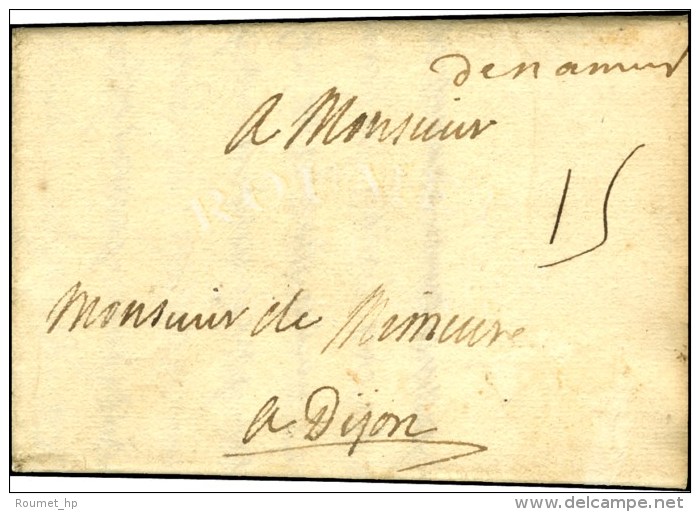 Marque Manuscrite '' Denamur '' Sur Lettre Avec Texte Daté '' Au Camp De Lévon 1704 ''. - TB. - R. - Legerstempels (voor 1900)