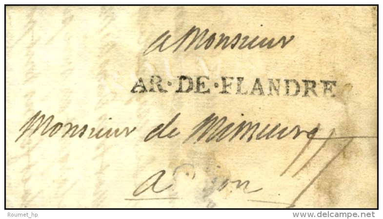 AR.DE.FLANDRE Sur Lettre Avec Texte Daté '' Au Camp De Condé Le 6 Octobre 1706 ''. - TB. - R. - Legerstempels (voor 1900)